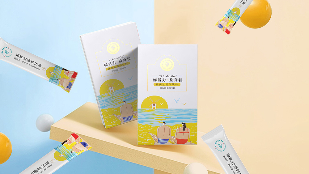 益美达代餐食品包装设计